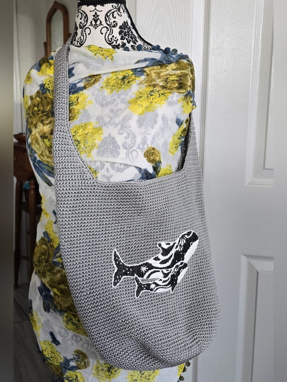 The Sak x Oceana Limited Edition Orca Whale Hobo Purse